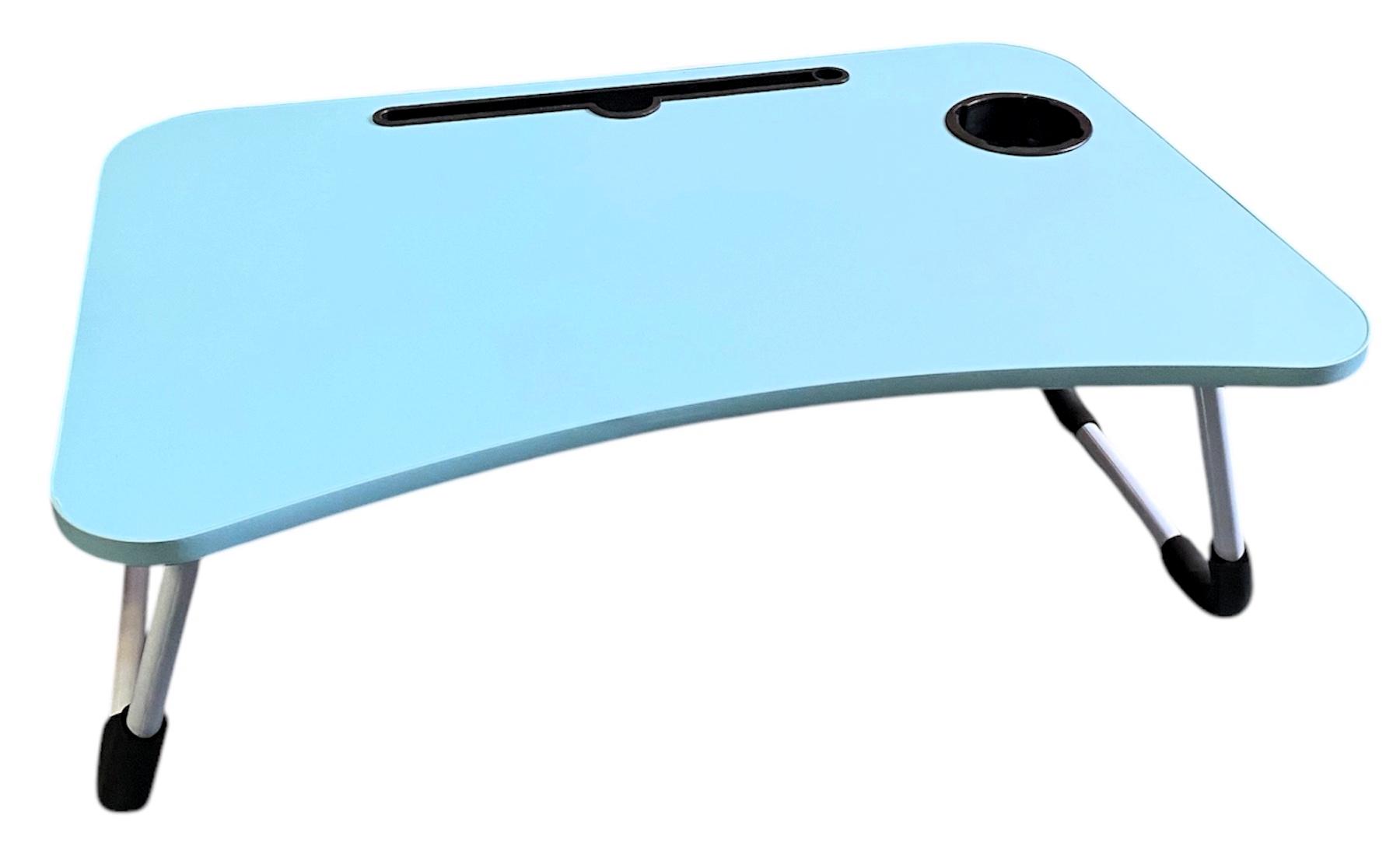 Столик для ноутбука/планшета/сніданків складний переносний стіл в ліжко з підставкою під стакан Блакитний - фото 2 Столик для ноутбука/планшета/сніданків складний переносний стіл в ліжко з підставкою під стакан Блакитний - фото 2