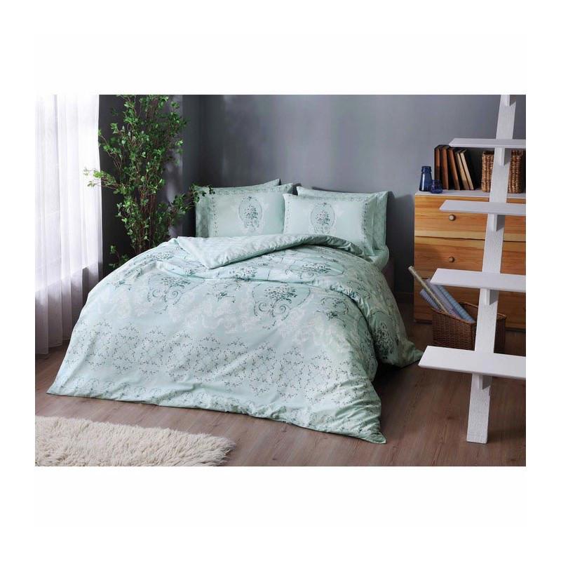 Постельное белье TAC Briana turkuaz v05 семейное Бирюзовый (2000022175098)