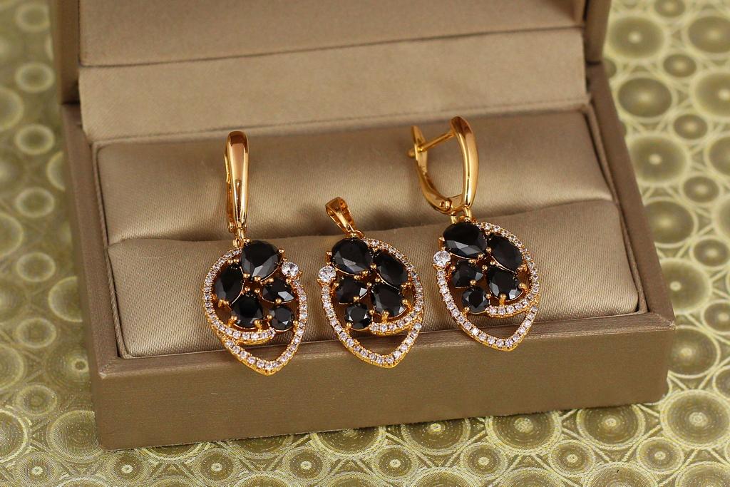 Набор Xuping Jewelry Неоновая ночь Золотистый (31323244)