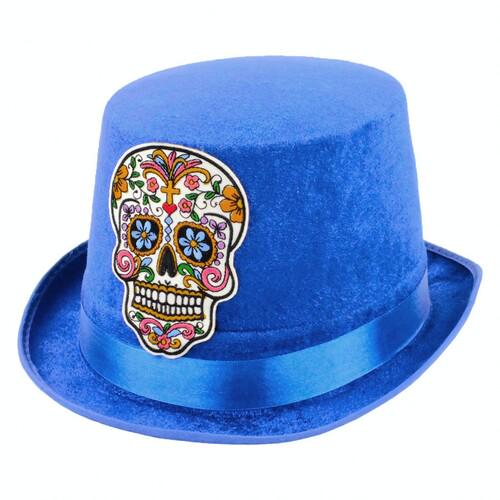 Шляпа Череп Санта Муэрте Seta Decor 19-934BL