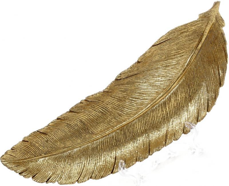 Блюдо декоративное перо 25 см