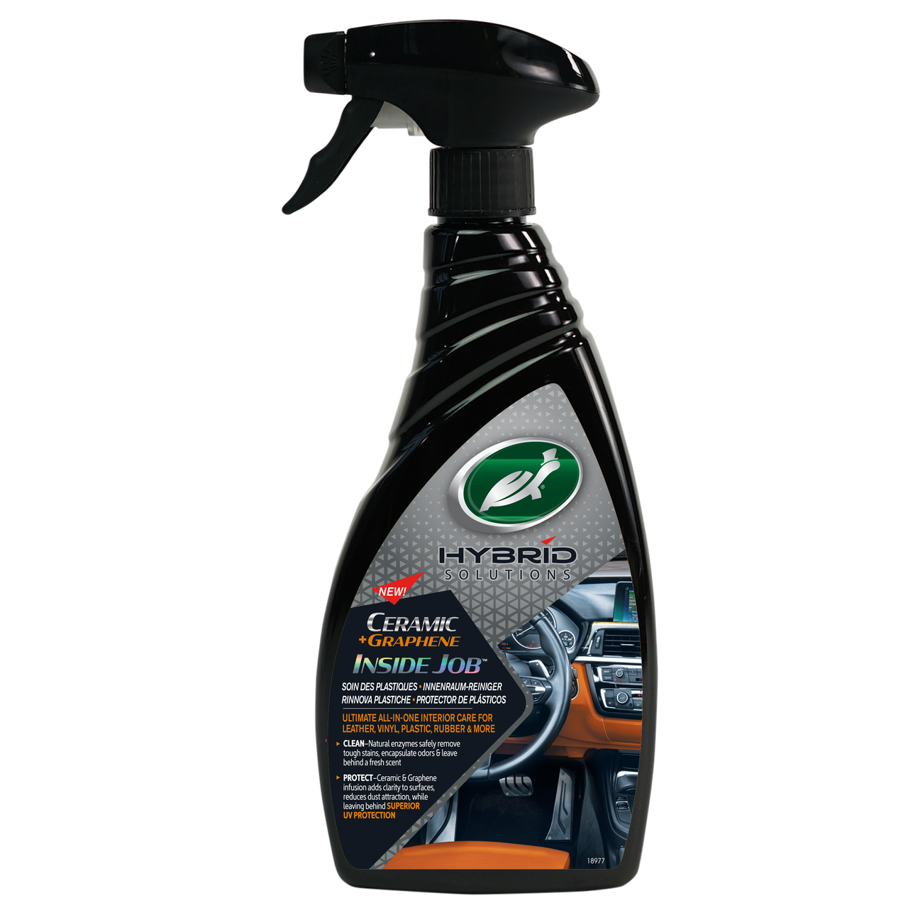 Поліроль інтер’єру з керамікою та графеном TURTLE WAX HS INSIDE JOB 500 мл