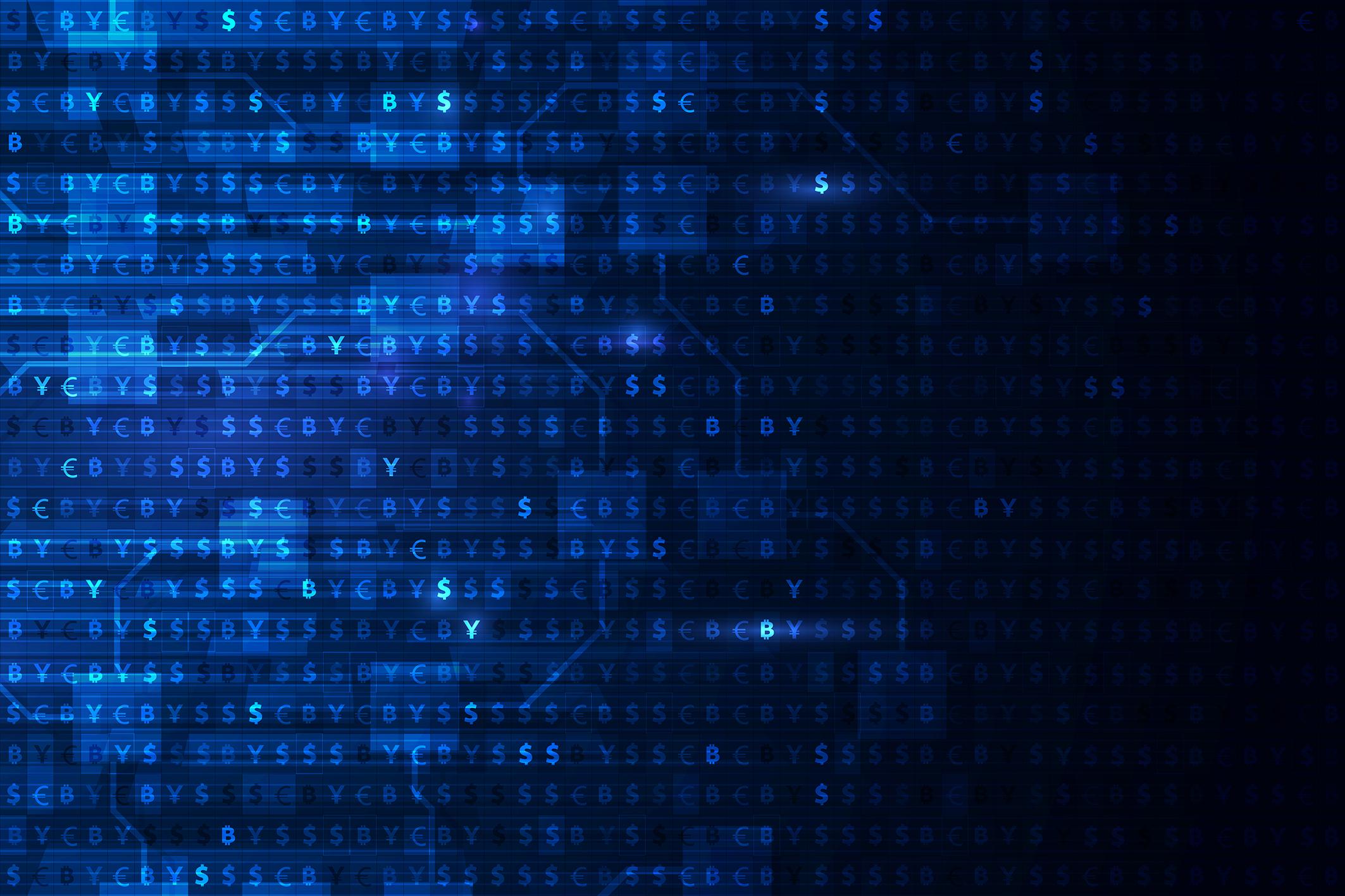 Фотообои флизелиновые Upstream Криптовалютная матрица 285х190 см (SPF-135/4)