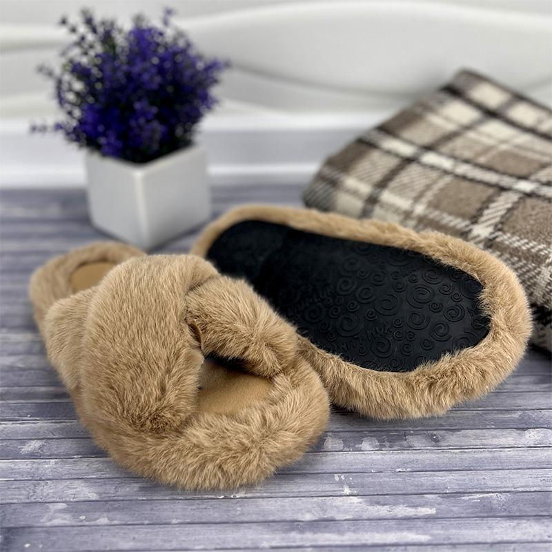 Домашні тапочки жіночі SANLINE Е-007475-2 хутряні 25-25,5 см p. 39 Коричневий (66774592) - фото 4 Домашні тапочки жіночі SANLINE Е-007475-2 хутряні 25-25,5 см p. 39 Коричневий (66774592) - фото 4