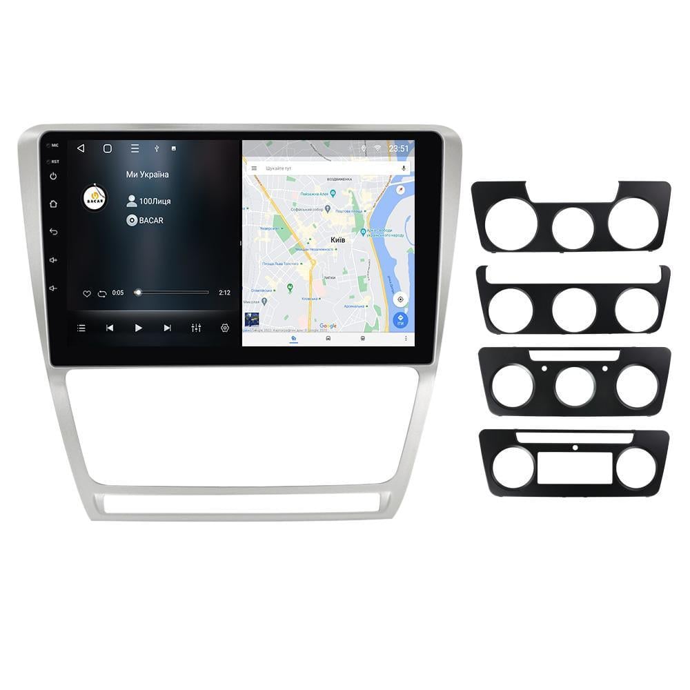Магнітола штатна BACAR для Skoda Octavia A5 2006-2013 4/64Gb Individual (3221559) - фото 2 Магнітола штатна BACAR для Skoda Octavia A5 2006-2013 4/64Gb Individual (3221559) - фото 2