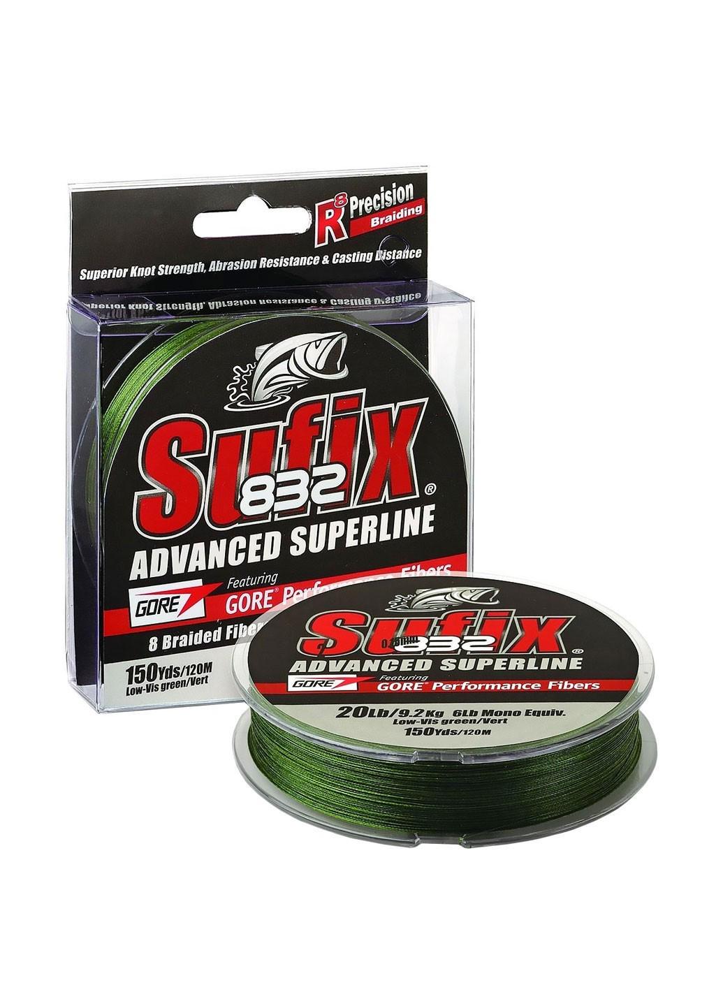 Шнур Sufix 832 Advanced Superline 137 м 30 LB 0,29 мм Зелений (1746951) - фото 2 Шнур Sufix 832 Advanced Superline 137 м 30 LB 0,29 мм Зелений (1746951) - фото 2