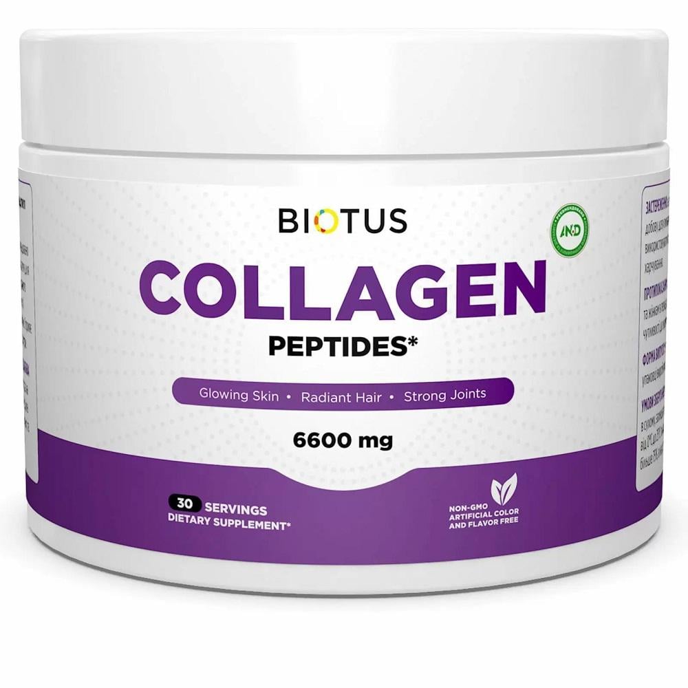 Колаген Biotus Collagen Peptides type 1 and 3 198 g /30 servings/ BIO-530234 - фото 1