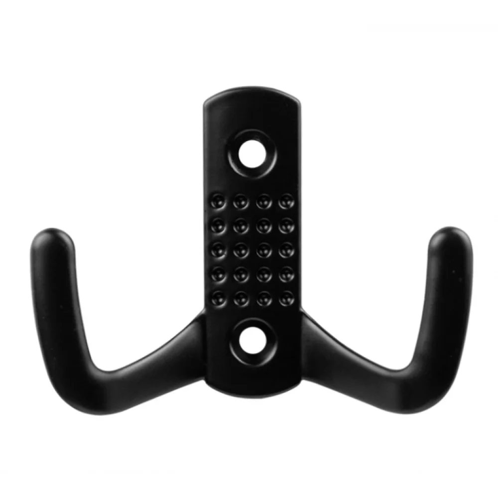 Гачок для одягу Modern з двома вішалками 51х69 мм Чорний (MK0469)