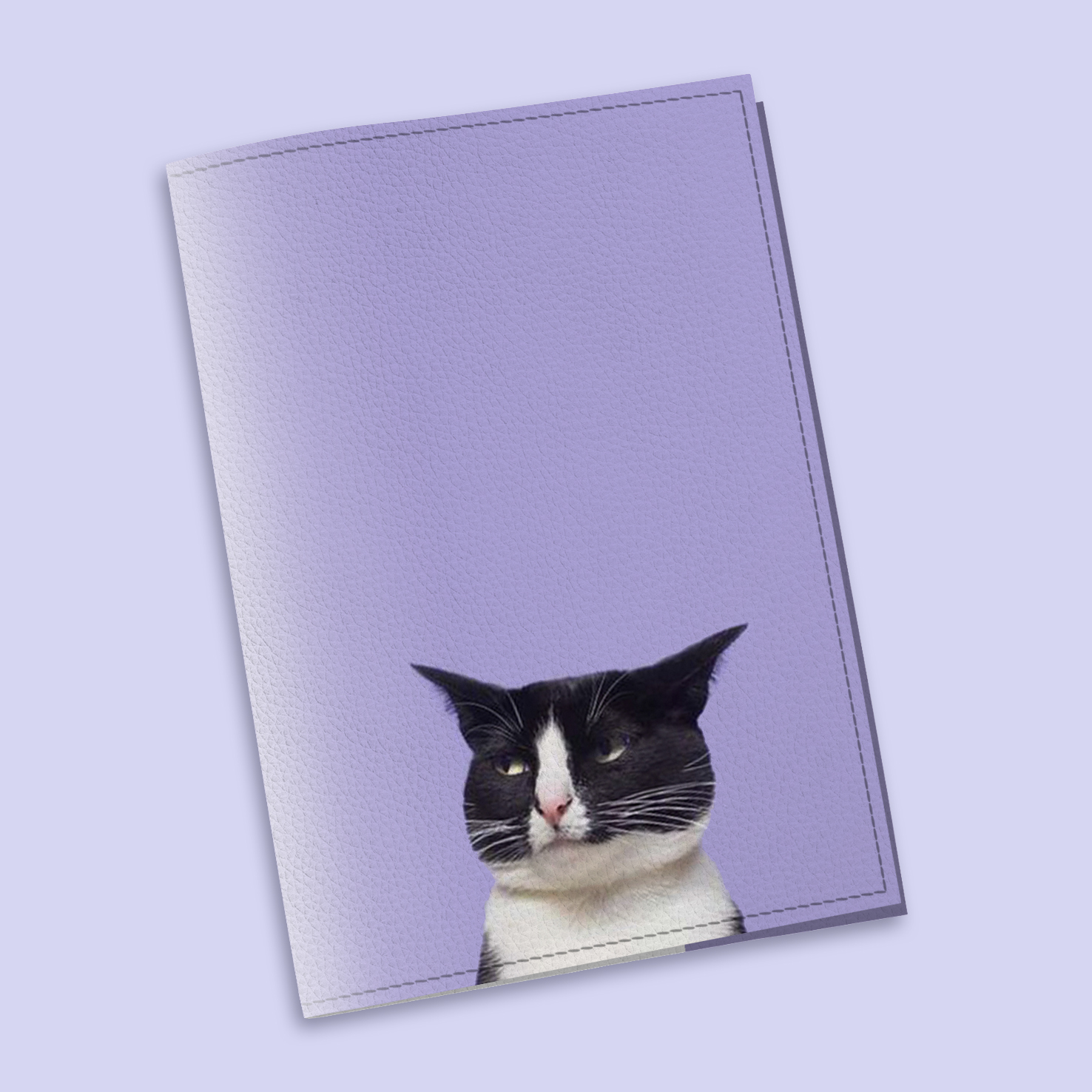 Обложка на паспорт The cover Забавный кот 9,6x13,3 см (912019)