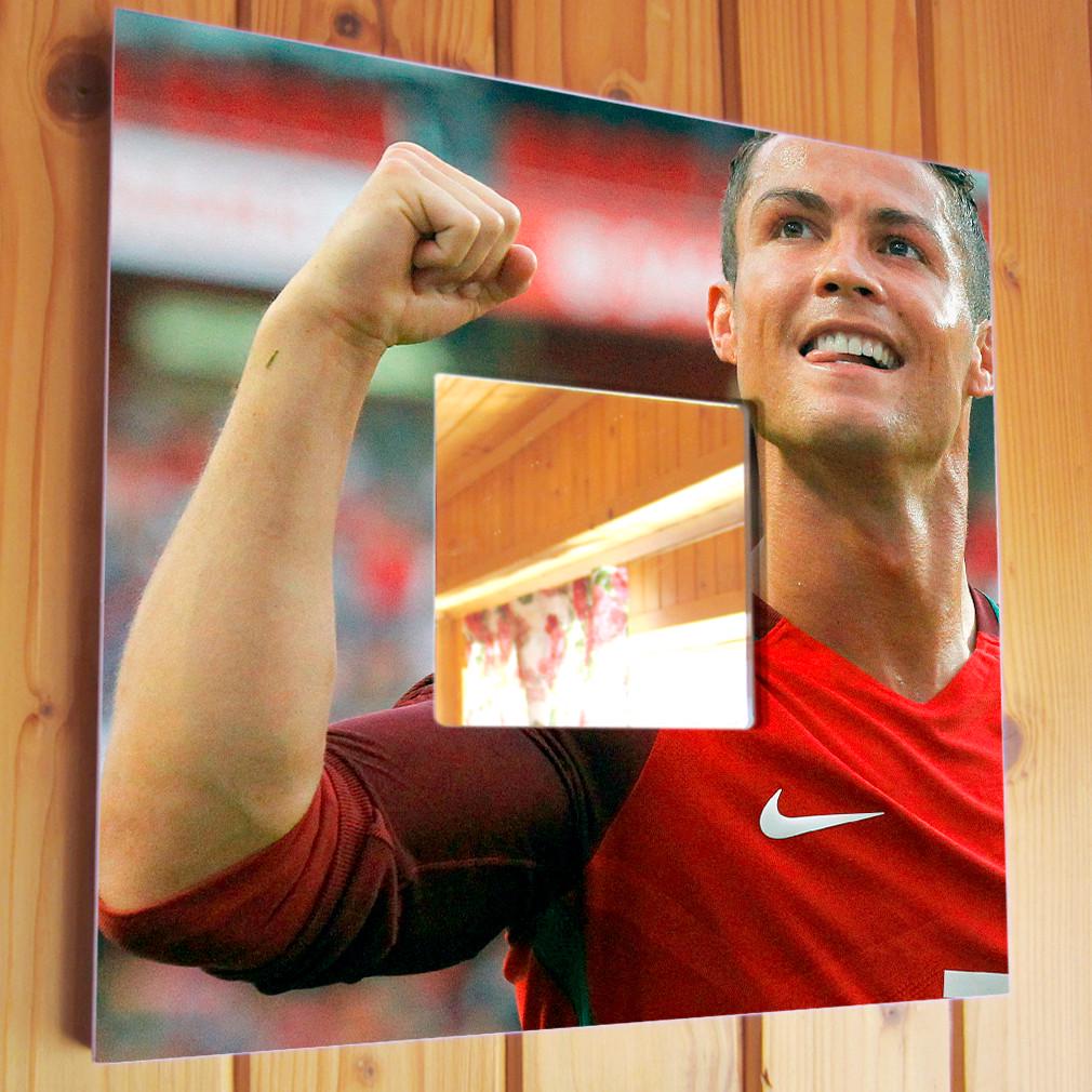 Зеркало декоративное Cristiano Ronaldo 260х260 мм (M03086)