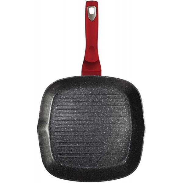Сковорідка-гриль Berlinger Haus D 24 см антипригарна матеріал алюміній Red (BH-1271N)