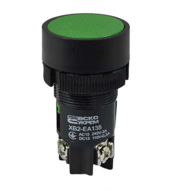 Кнопка Старт АСКО-УКРЕМ XB2-EA135 Зеленый (NO+NC)