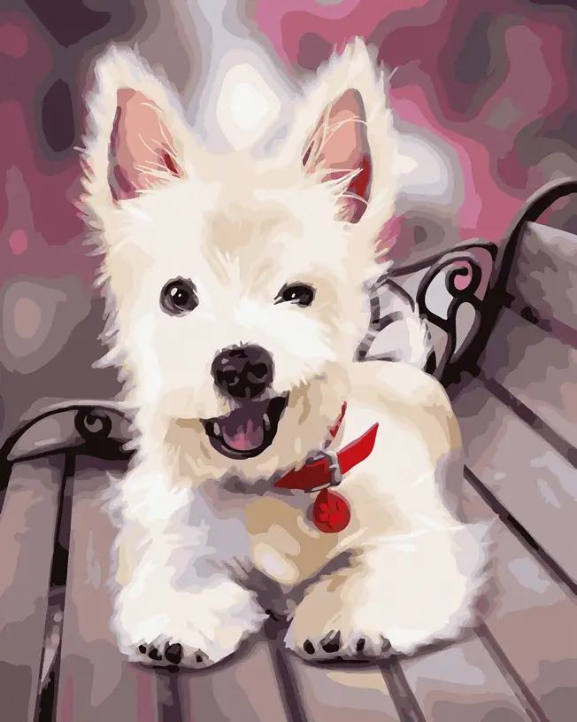 Картина по номерам Brushme Забавная собачка 40x50 см (BRM43645) Картина по номерам Brushme Забавная собачка 40x50 см (BRM43645)