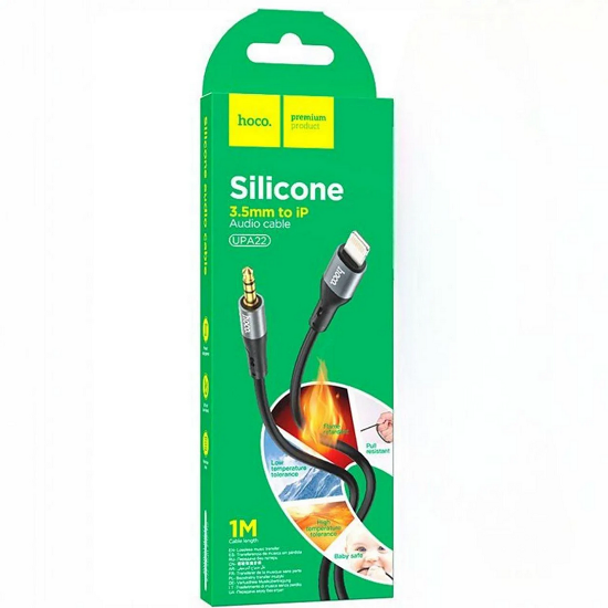 Кабель AUX Hoco UPA22 Silicone (25185517) Кабель AUX Hoco UPA22 Silicone (25185517)