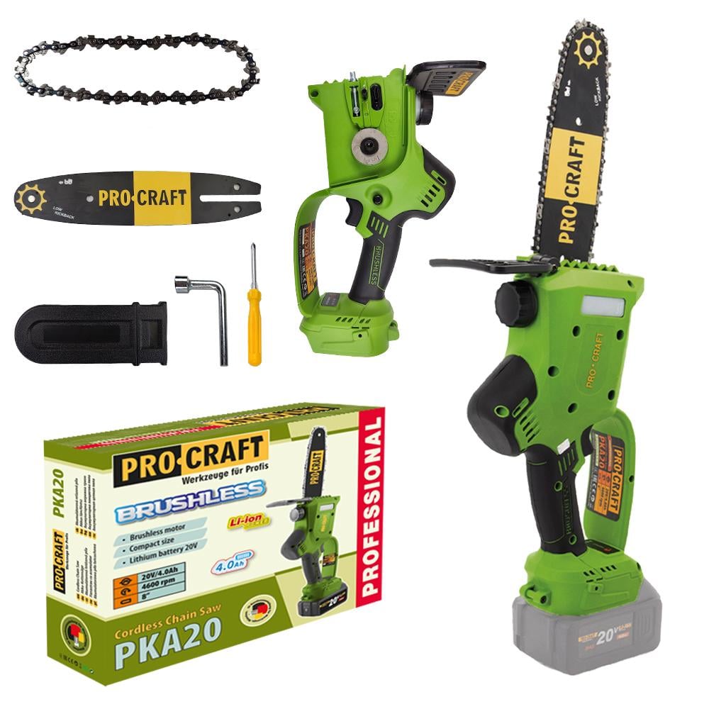 Пила міні акумуляторна Procraft PKA20 без АКБ та ЗП (030208)