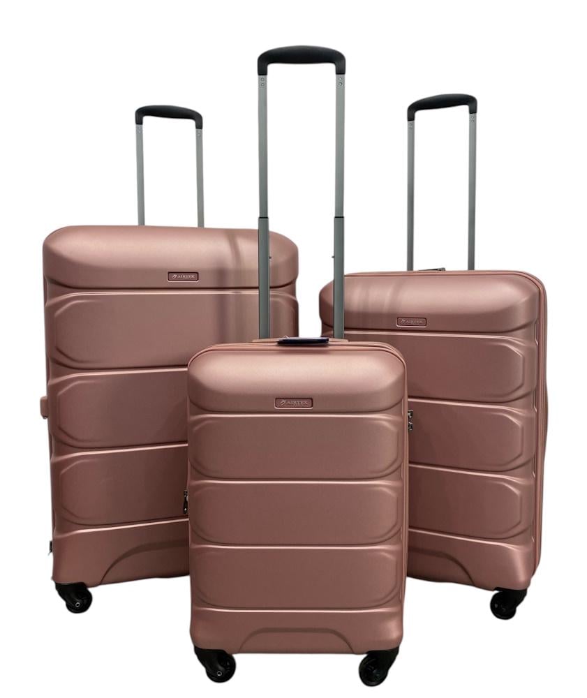 Комплект чемоданов Airtex 748 Розовый (d45ad9871613b86ec05e2c3719b4cd6b)