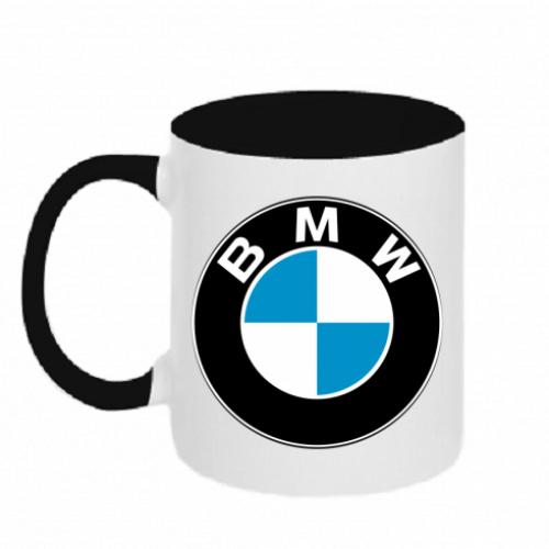 Чашка двухцветная BMW 320 мл Черно-белый (356591-17-12151)