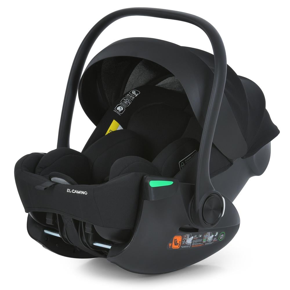 Автокрісло дитяче El Camino i-FLOW ME 1198 i-SIZE R129 40-87 см Black