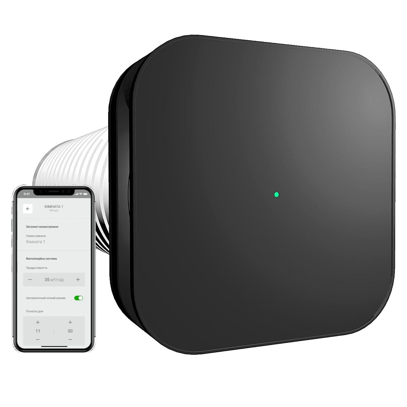 Рекуператор воздуха SmartStream AirQ Черный (VR_SSA_16GRB)