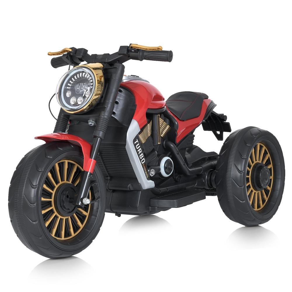 Детский электромотоцикл Bambi M 5048EL 3-х колесный Красный
