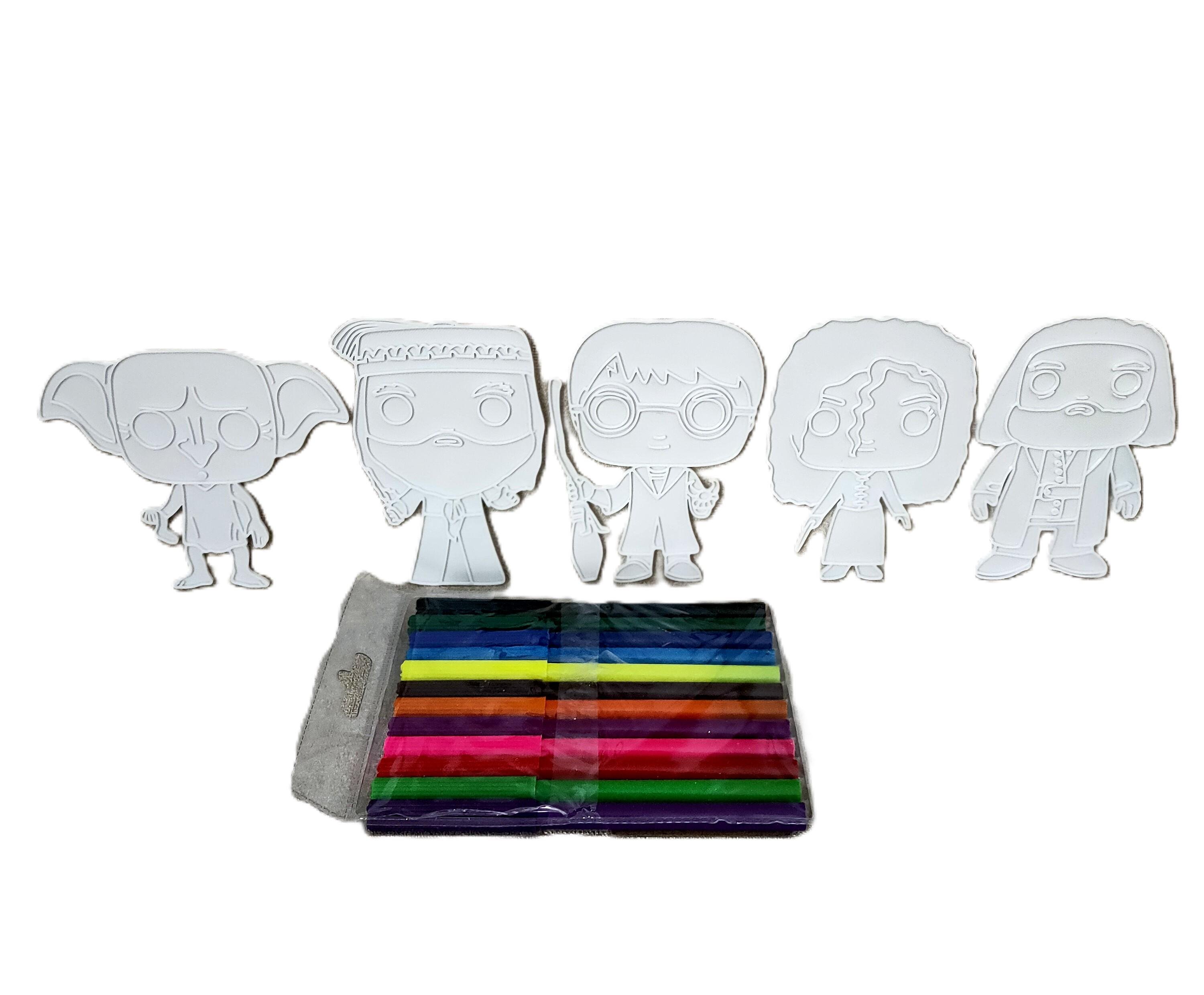 Набір для творчості 3D-фігурок Герої Поттеріани 5 шт. 75х107х3 мм (RGP-44G-BIL)