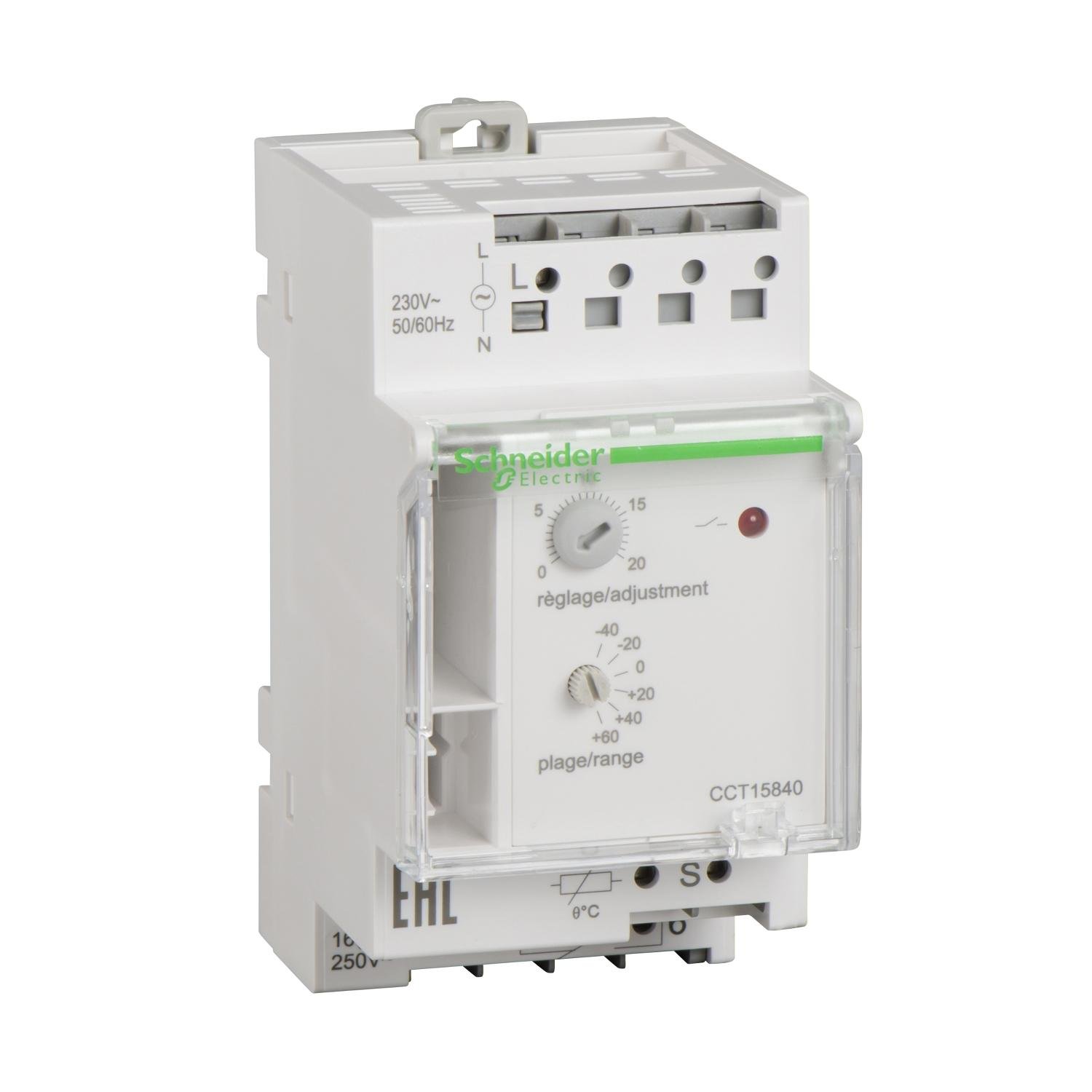 Терморегулятор Schneider Electric Acti9 TH7 16А 230V без щупа (CCT15840)