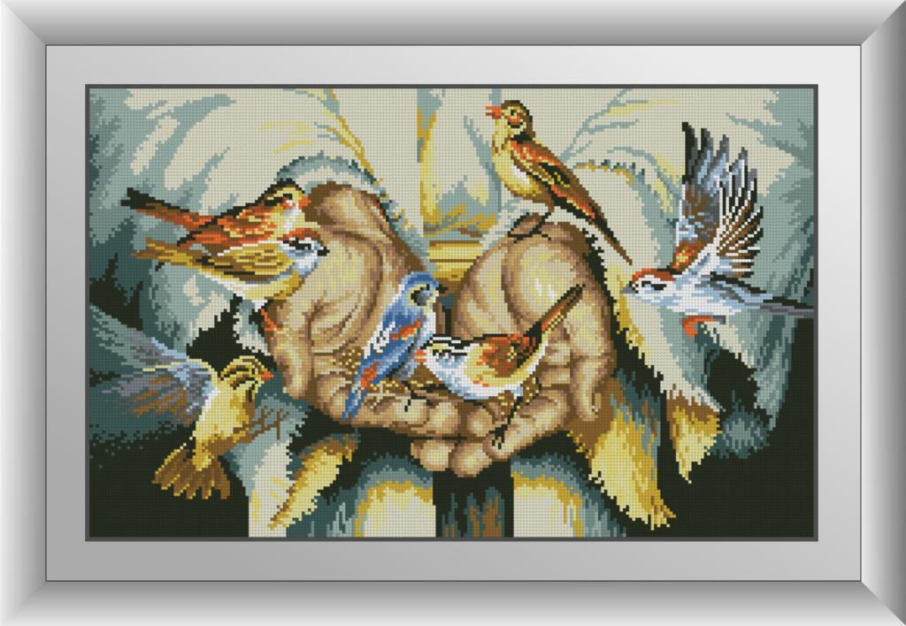 Алмазная мозаика Dream Art В его руках 58х36 см (DA.30116)