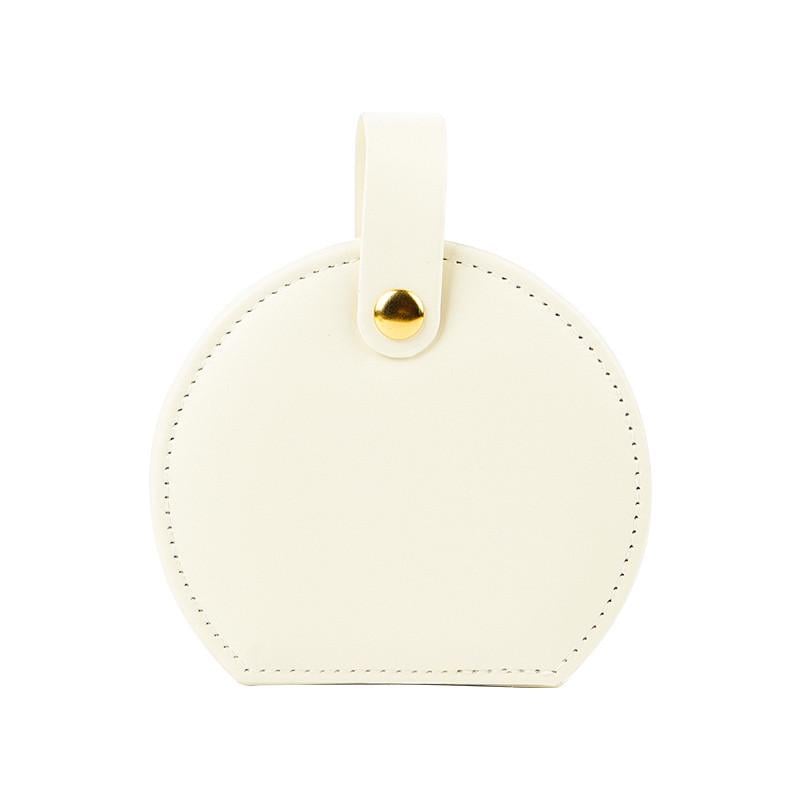 Органайзер-сумочка Casegrace SP-01278 для украшений с ручкой 10х9х4,5 см White (24366324)