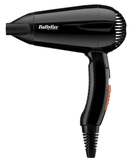 Фен дорожный для волос BaByliss 2000 Вт Черный (5344E)