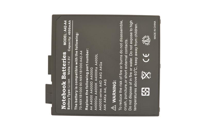 Аккумуляторная батарея для ноутбука Asus A42-A4 14,8V 5200 mAhr (col79009516)