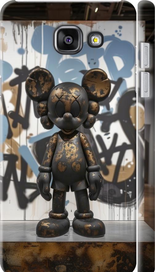 Чехол на Samsung Galaxy A7 (2016) A710F Bronze kaws v2 (6098m-121-42517)