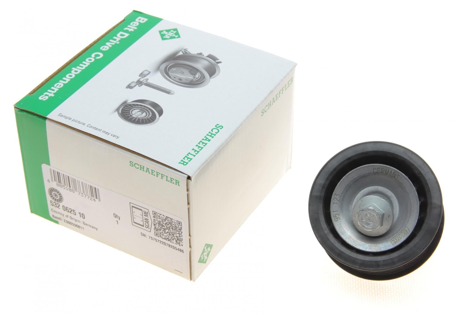 Ролик генератора INA 532 0625 10 MB E-class W211/S W220/M W163/G W463 4.0CDI 00 паразитный 62х28.5 мм Ролик генератора INA 532 0625 10 MB E-class W211/S W220/M W163/G W463 4.0CDI 00 паразитный 62х28.5 мм