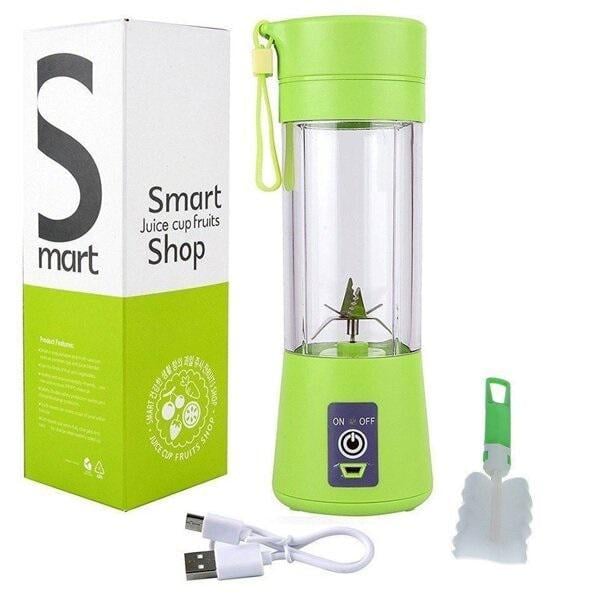 Блендер Juice Cup Fruits аккумуляторный usb Зеленый (2975)