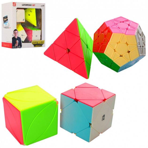 Подарочный набор головоломок QiYi Luxurious Cube Set E stickerless (135576) - фото 6