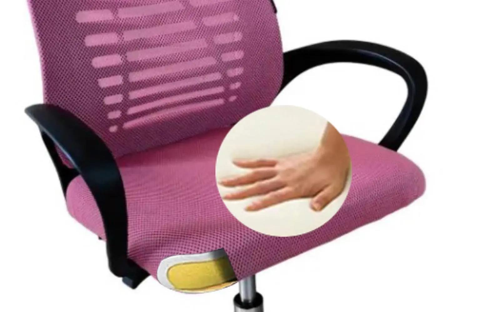 Офісне крісло Bonro B-6200 Рожевий (22443918) - фото 11 Офісне крісло Bonro B-6200 Рожевий (22443918) - фото 11