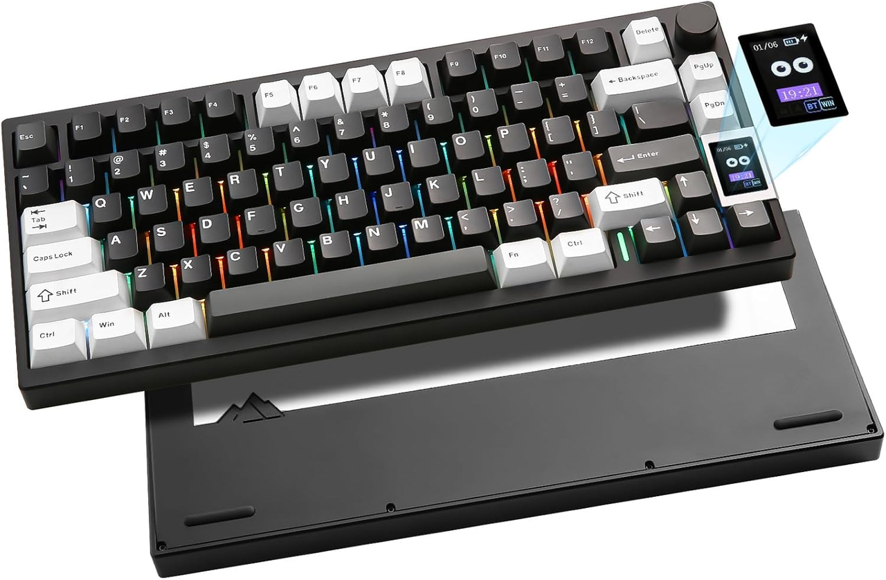 Клавіатура алюмінієва механічна YUNZII AL80 Black (3026048010)