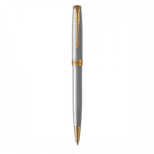 Ручка шариковая Parker SONNET 17 Stainless Steel GT BP 84 132