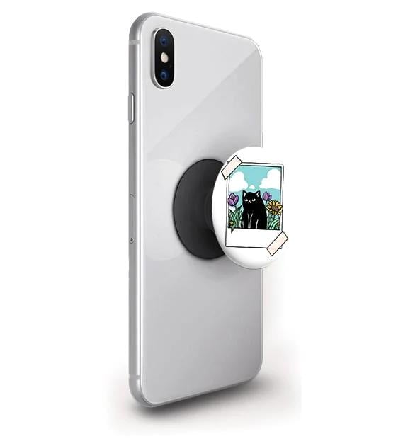 Попсокет для телефону PopSockets Фото Чорний (pop386)