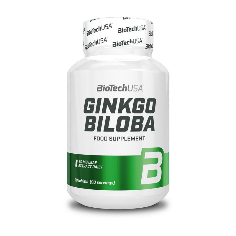 Гинкго билоба экстракт 24% BioTechUSA Ginkgo Biloba 80 мг 90 табл.