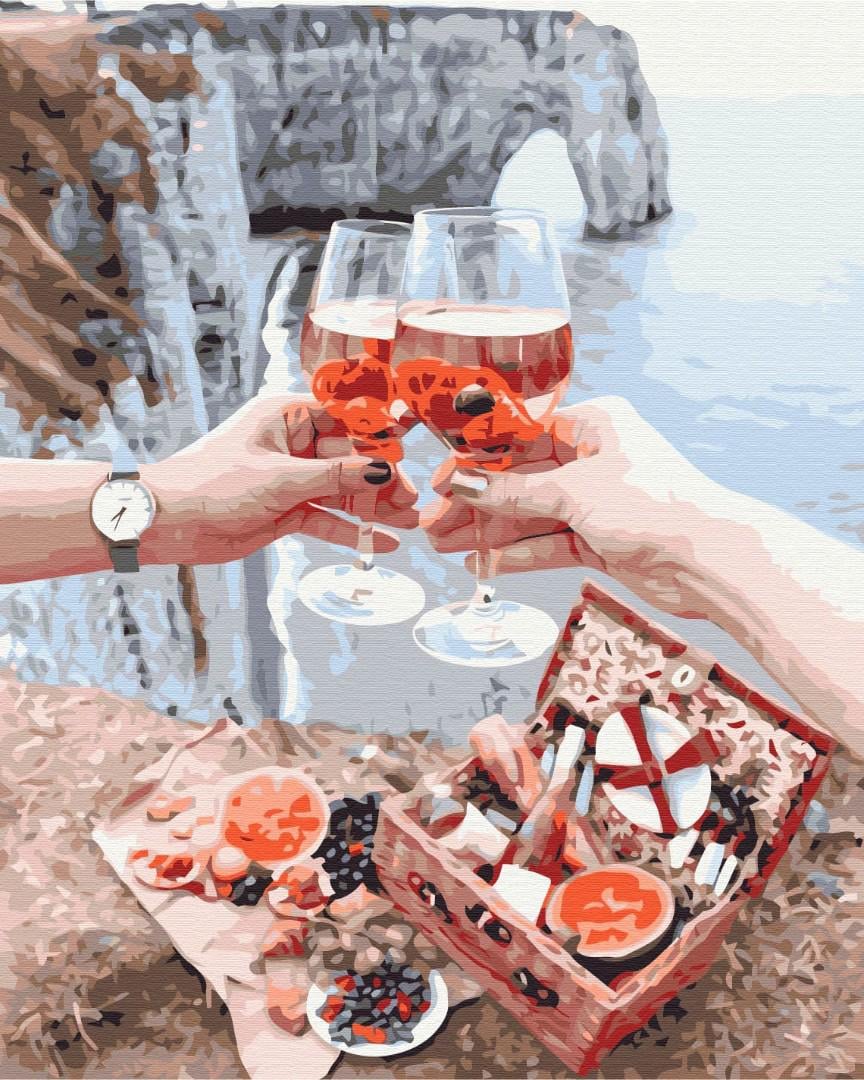 Картина по номерам Brushme Завтрак у скал 40x50 см (BS27953)