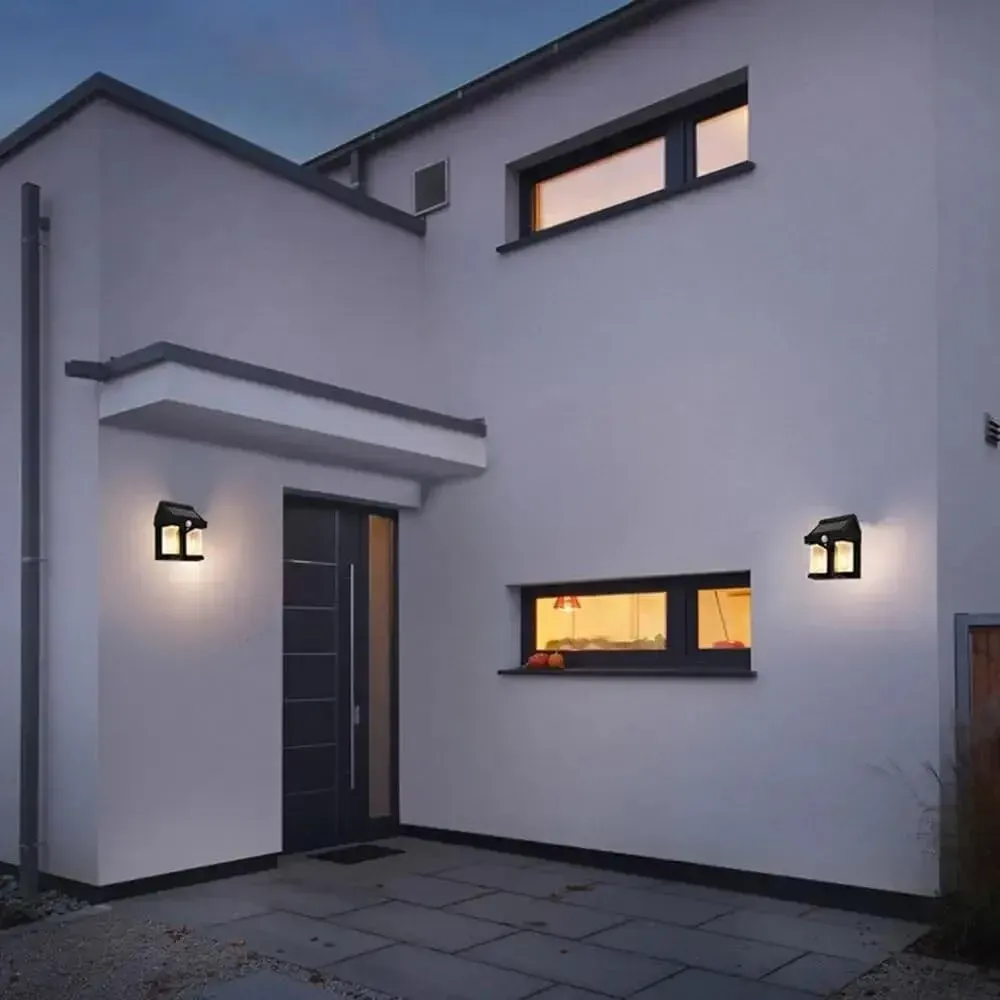 Уличный фонарь Solar Wall Lamp CB-228 с солнечной панелью и датчиком движения (234567685) - фото 7 Уличный фонарь Solar Wall Lamp CB-228 с солнечной панелью и датчиком движения (234567685) - фото 7