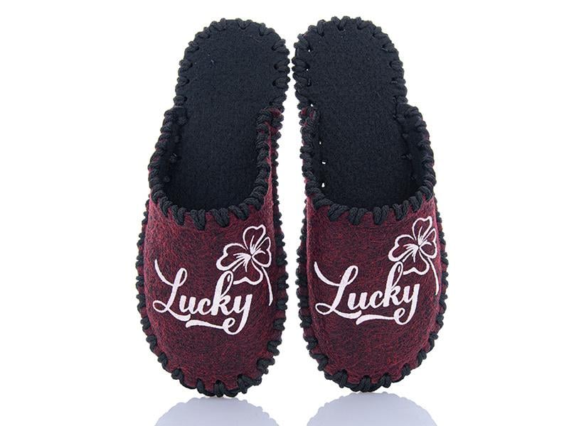 Тапочки фетровые женские VENDS 182 р. 38-39 Бордовый