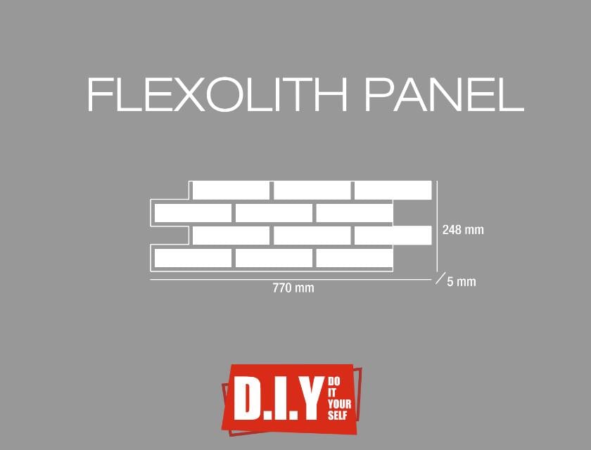 Стеновая панель Flexolith FLX-116 Кирпич на самоклеющейся основе для интерьеров и фасадов (Barok-110K) - фото 8 Стеновая панель Flexolith FLX-116 Кирпич на самоклеющейся основе для интерьеров и фасадов (Barok-110K) - фото 8