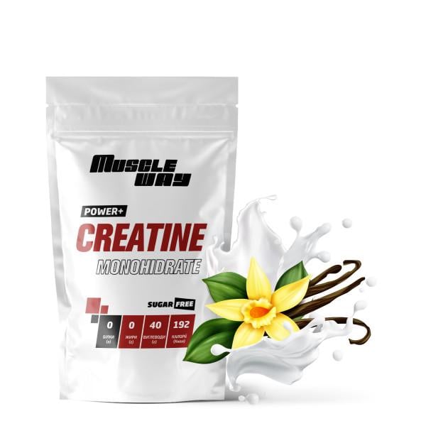 Креатин моногідрат MuscleWay Creatine Monohidrate 99,9% Sugar Free 50 порцій 250 г Ваніль (21-125-cre-mw-rs250.6) Креатин моногідрат MuscleWay Creatine Monohidrate 99,9% Sugar Free 50 порцій 250 г Ваніль (21-125-cre-mw-rs250.6)