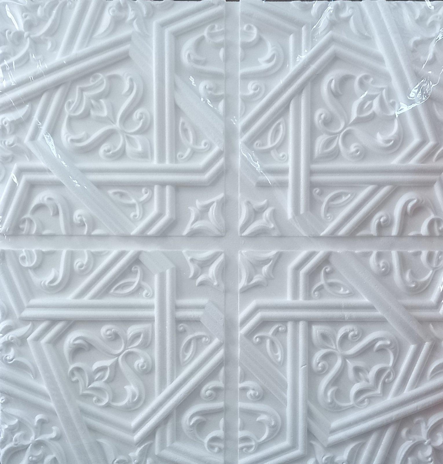 Плитка потолочная Добра справа 3D Султан бесшовная (Султан)