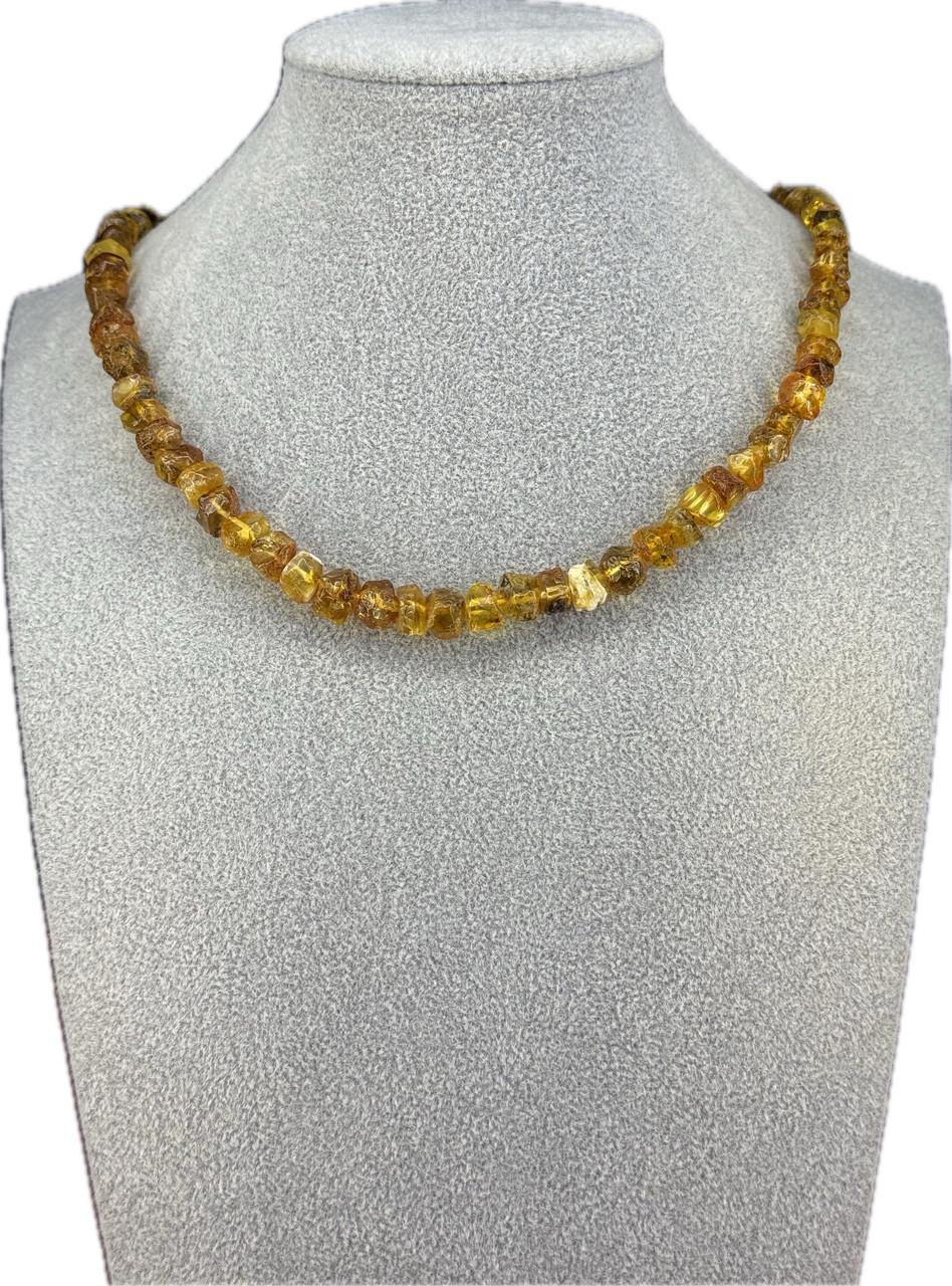 Бусы из янтаря лечебные 46 см (н-649)