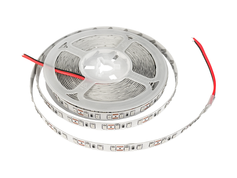 Світлодіодна стрічка MTK 3528 120 LED 8 мм 12 В 9,6 Вт/м IP20 Червоний (6726) - фото 2