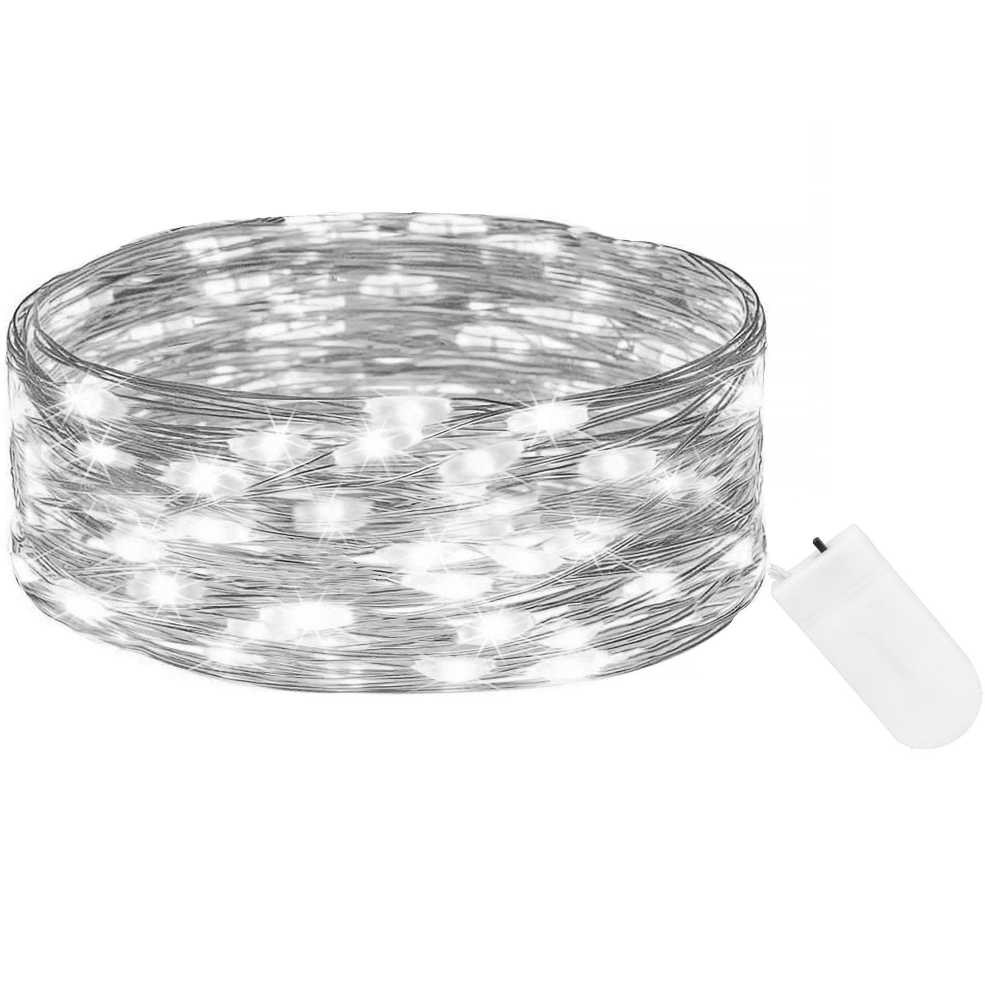Гірлянда на батарейках Springos 10 LED 1 м Cold white (CL4026)