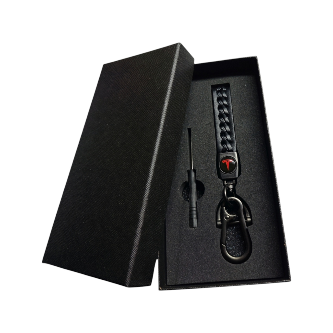 Брелок для автомобильных ключей Tesla с карабином (2392929614)