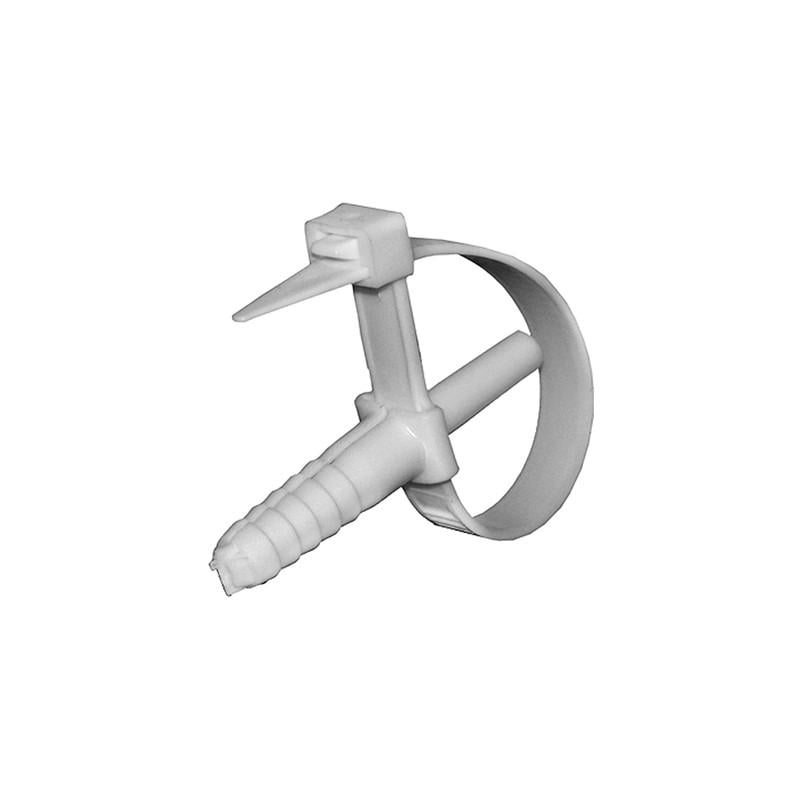 Стяжка-хомут кабельна E.NEXT 6х90 мм з дюбелем 6х35 мм 25 шт. (m0080128)